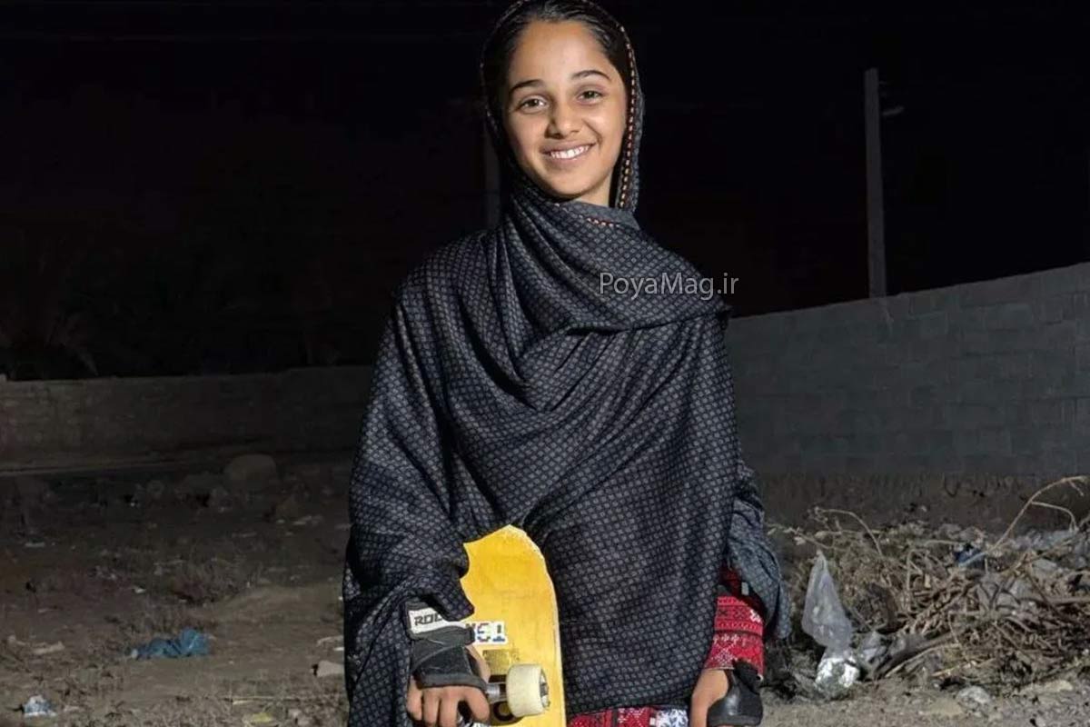 بیوگرافی عابده جدگال ؛ دختر موج سوار و اسکیت سوار بلوچ ایران با مدال طلا 2 عابده جدگال