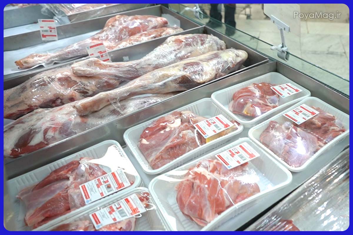 جمع آوری گوشت از یخچال بخاطر افزایش قیمت در فروشگاهی پیروزی تهران