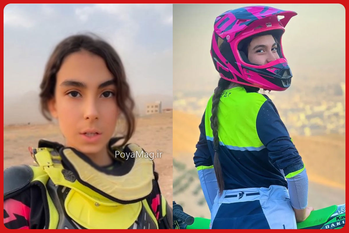 النا معدنی پور کیست ؟ دختر موتورسوار ۲۱ ساله به کما رفت 1 النا معدنی پور
