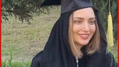 حضور بهنوش طباطبایی با بادیگارد در مراسم فارغالتحصیلی دکترای روانشناسی + ویدیو 24 بهنوش طباطبایی