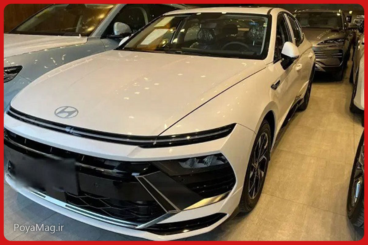 هیوندای سوناتا ۲۰۲۵ وارداتی از ژاپن به ایران رسید | قیمت هیوندای سوناتا ۲۰۲۵ اعلام شد 2 هیوندای سوناتا ۲۰۲۵