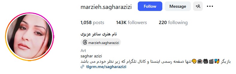 بیوگرافی ساغر عزیزی بازیگر سینما و تلویزیون و نقش فرح پهلوی + سوابق کاری و تحصیلی 6 اینستاگرام ساغر عزیزی