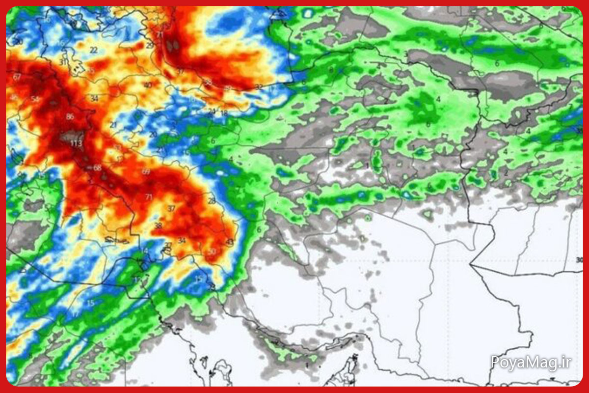 سامانه قدرتمند برفی در راه ایران