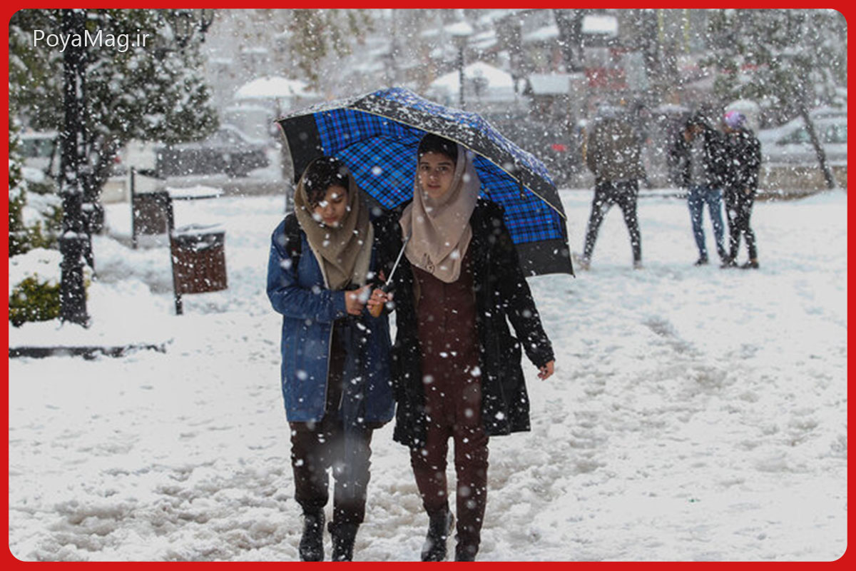 اطلاعیه برف و باران برای تهران از چهارشنبه تا جمعه + جزئیات ورود سامانه بارشی