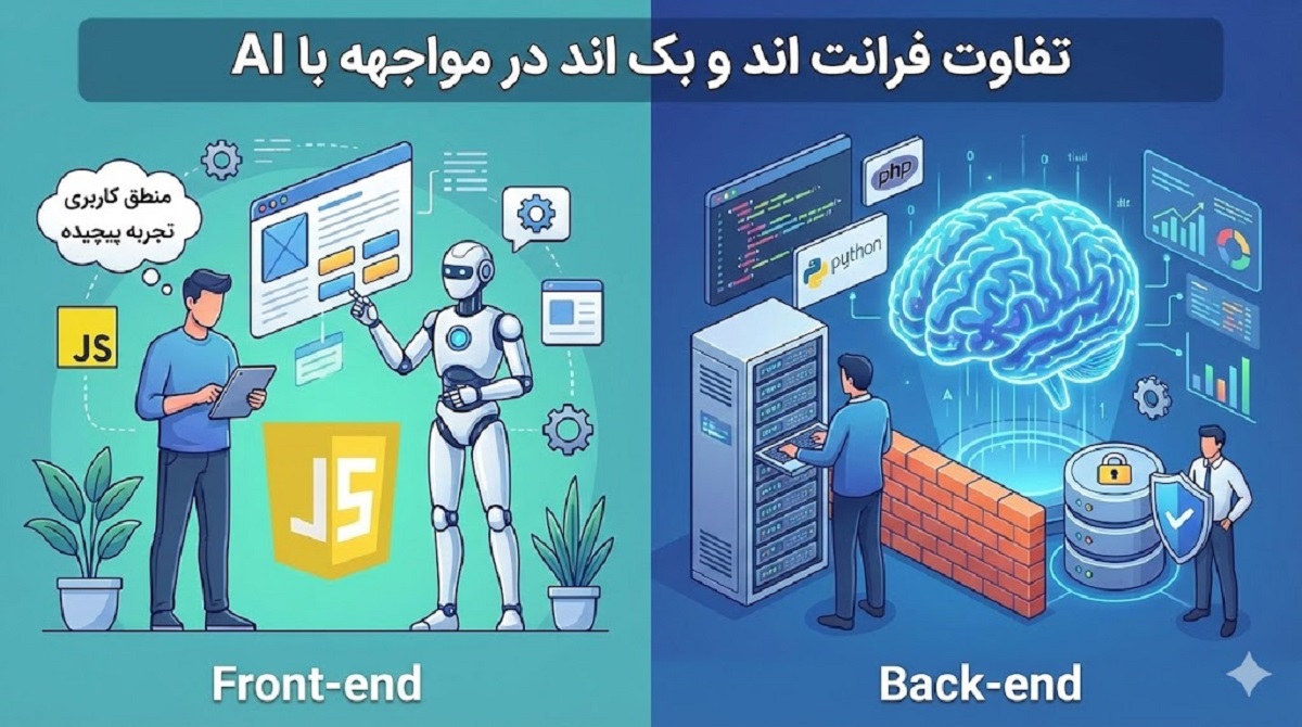 تفاوت فرانت اند و بک اند