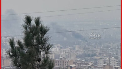 دود در غرب تهران