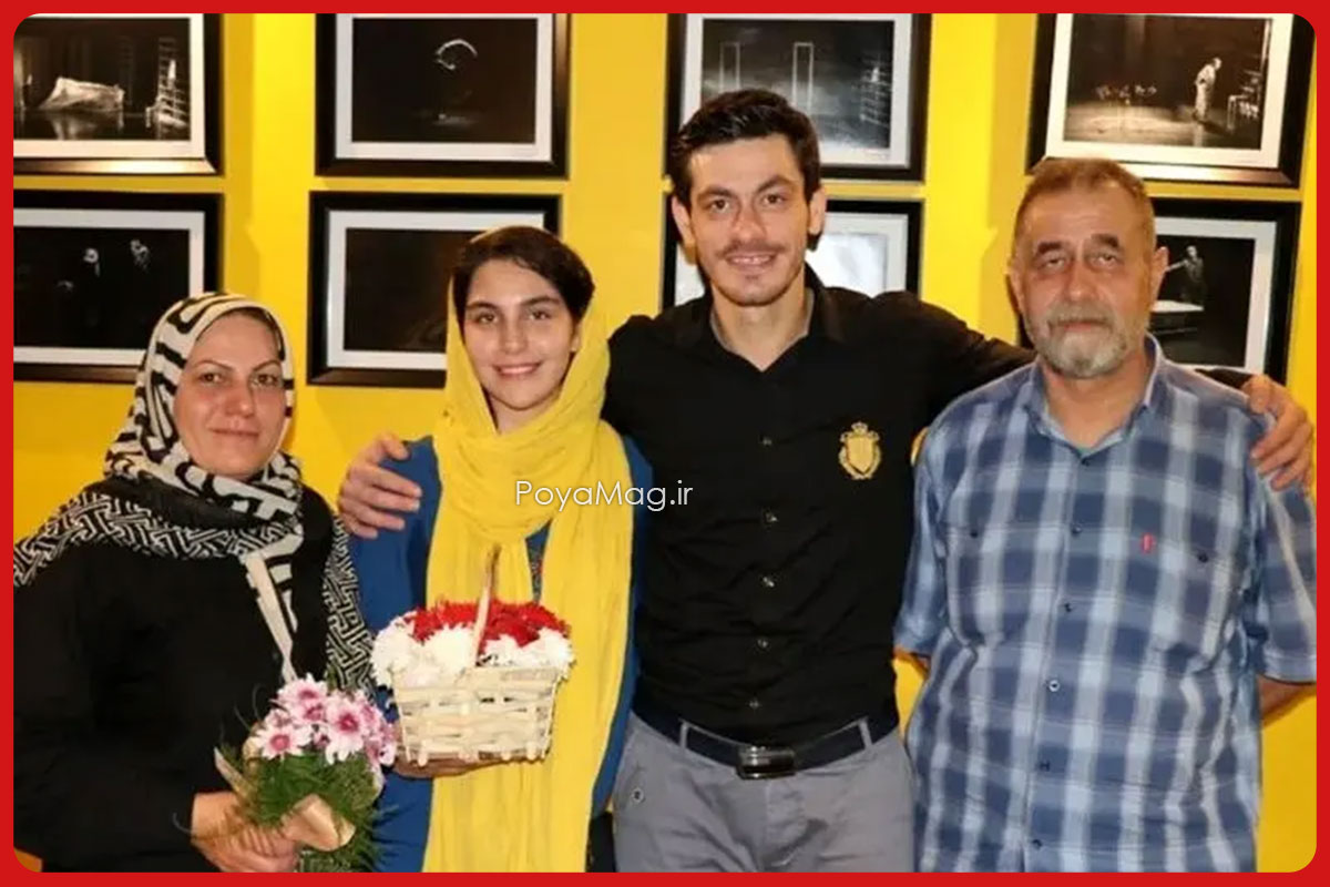 محمد شعبانپور در کنار خانواده