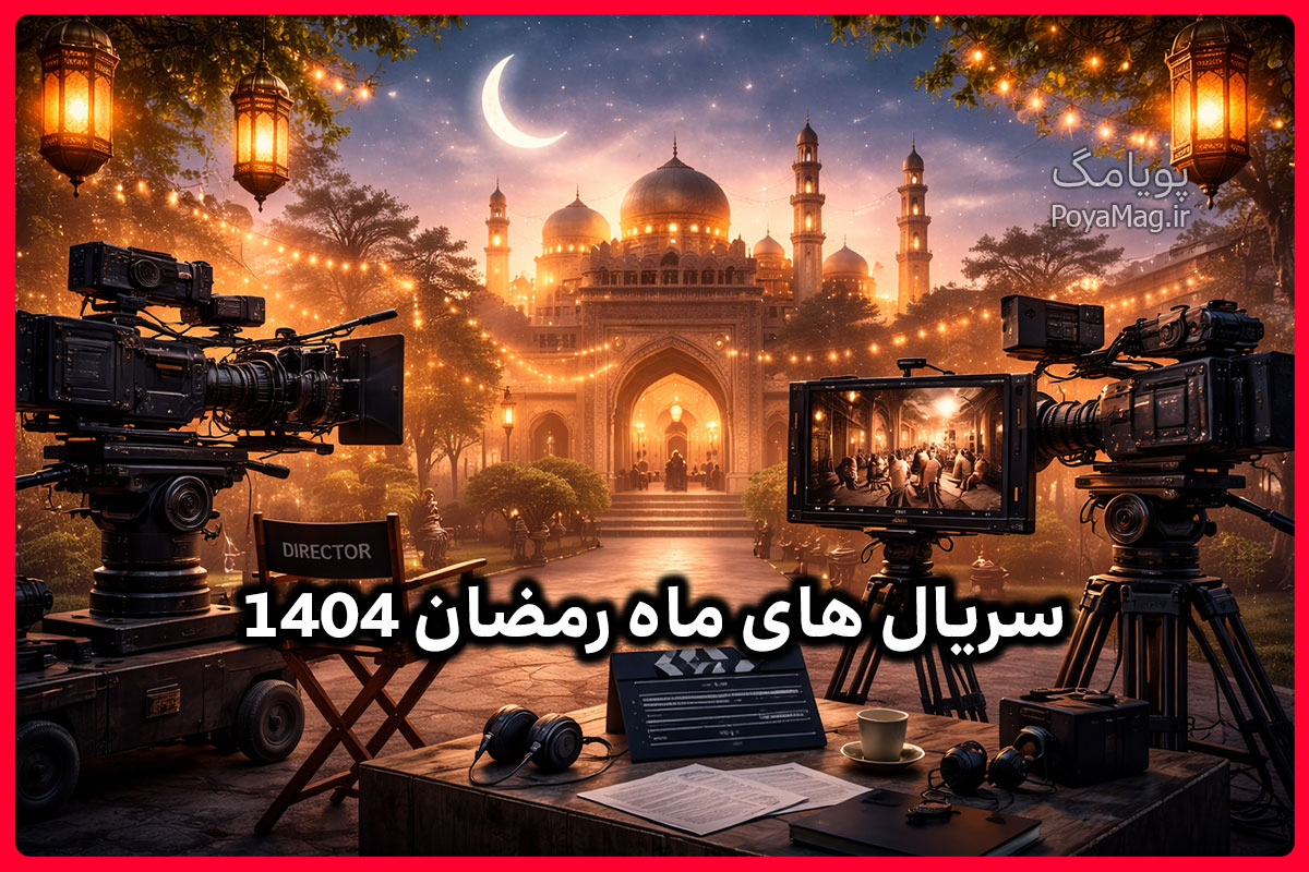 ساعت پخش سریال های ماه رمضان 1404 + اسامی سریال ها 1 ساعت پخش سریال های ماه رمضان 1404