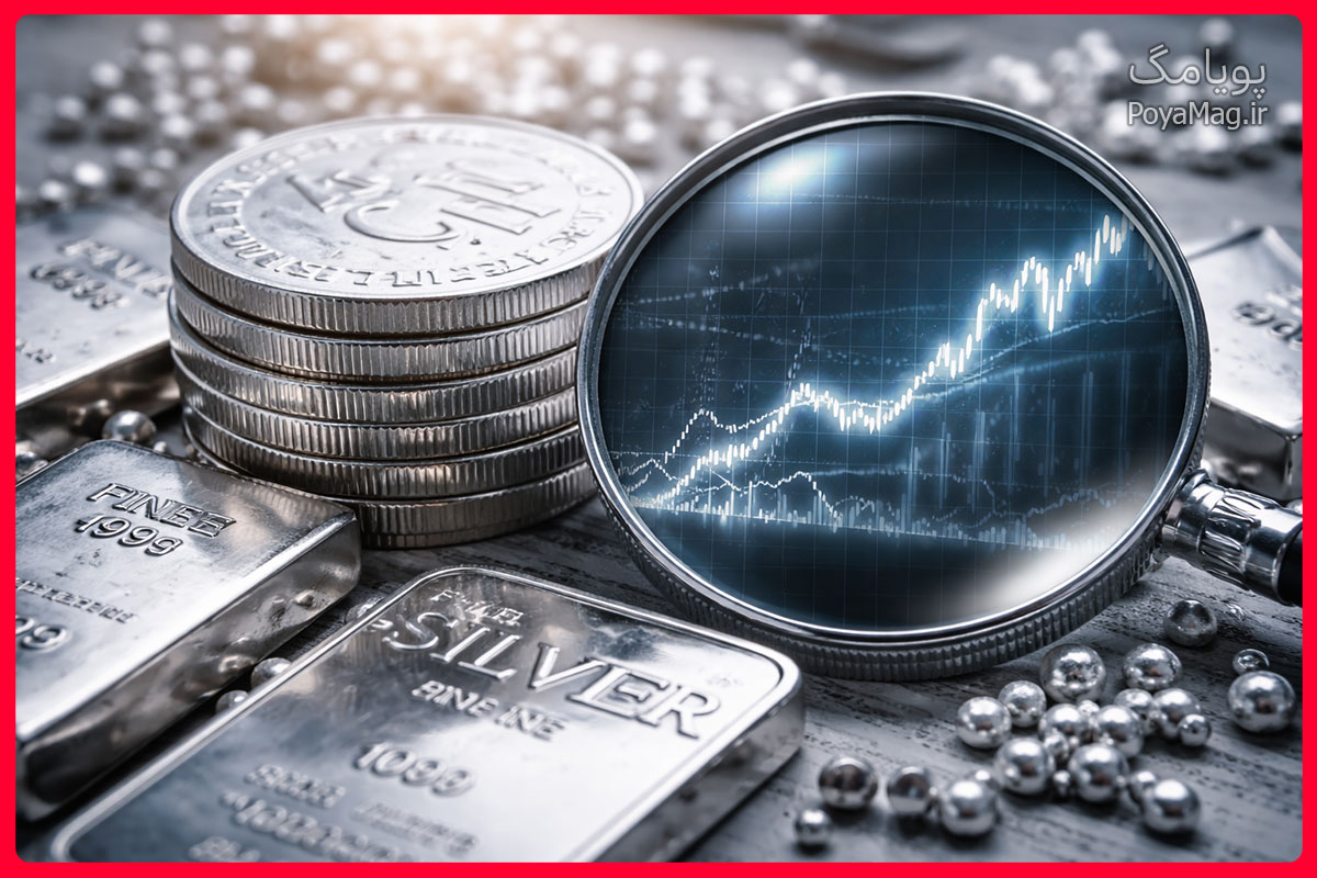 قیمت نقره امروز 5 اسفند 1404 | انس نقره بالارفت 1 قیمت نقره