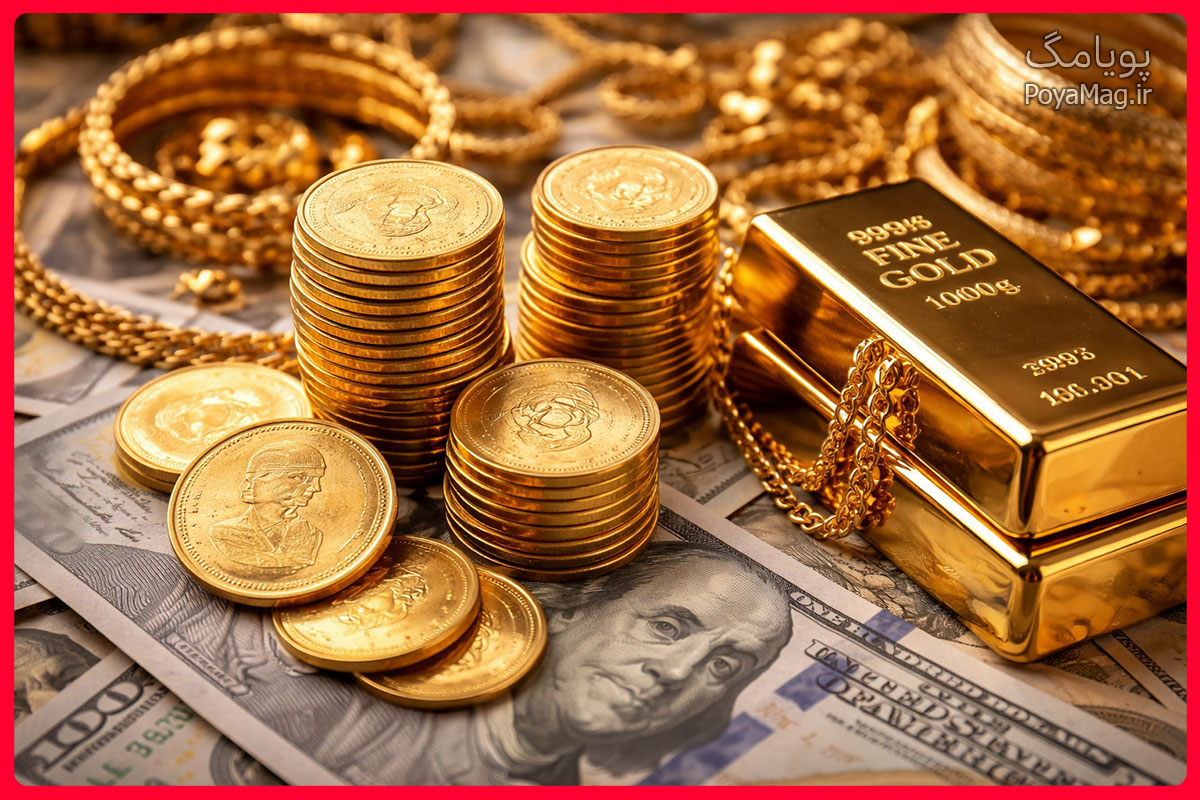 قیمت طلا و سکه و انس طلا امروز 3 اسفند 1404 | طلا آرام گرفت 1 قیمت طلا
