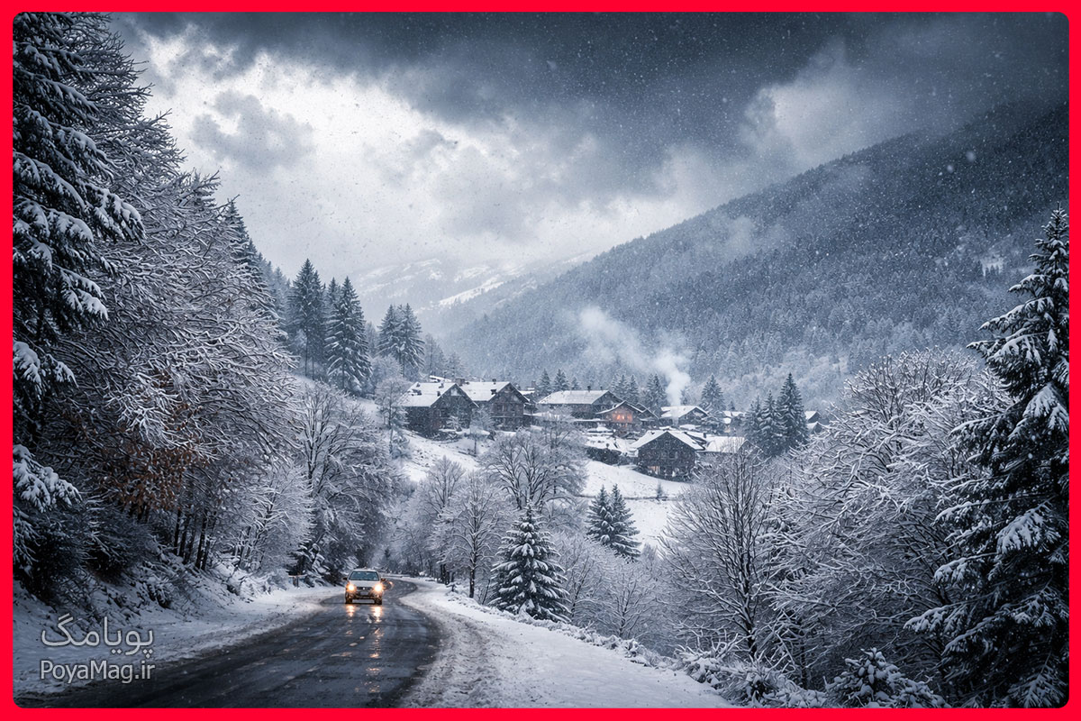 سامانه بارشی وارد کشور شد؛ این مناطق از کشور برف و باران دارند 1 سامانه بارشی