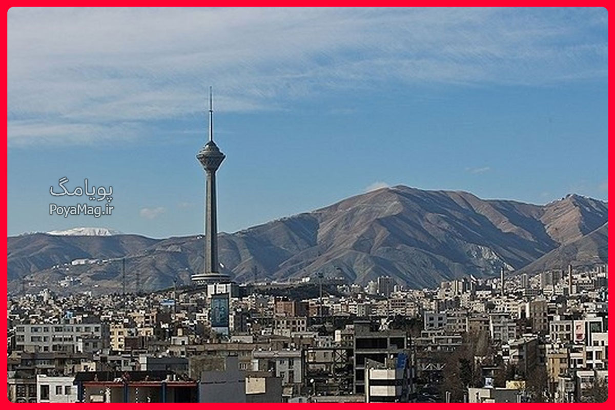 شاخص آلودگی هوای تهران امروز 24 بهمن 1404 1 هوای تهران