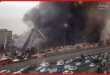 آتش سوزی امروز تهران