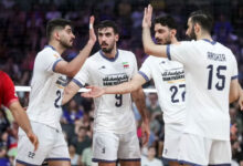 نتیجه بازی والیبال ایران و اوکراین امروز 24 تیر 1405 26 والیبال ایران