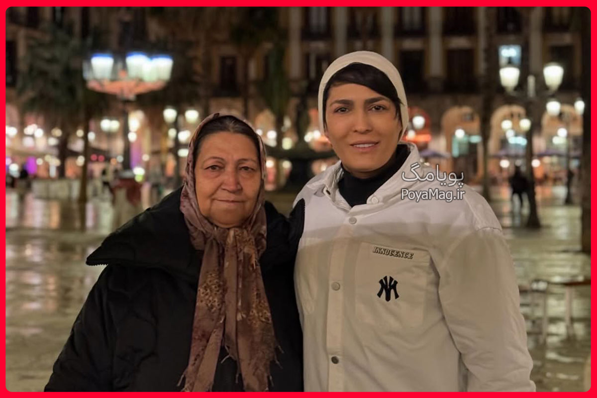 بیوگرافی الهه منصوریان ووشوکار ایرانی + ماجرای چادری شدنش 4 الهه منصوریان و مادرش