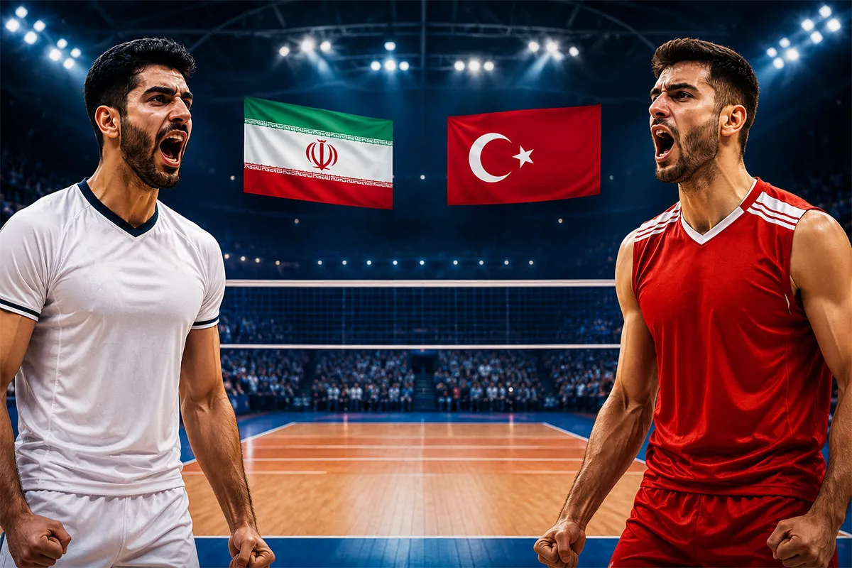 ساعت بازی والیبال ایران و ترکیه امروز 28 تیر 1405 1 ساعت بازی والیبال ایران و ترکیه