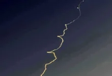 مشاهده شیء در آسمان