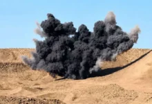 صدای انفجار