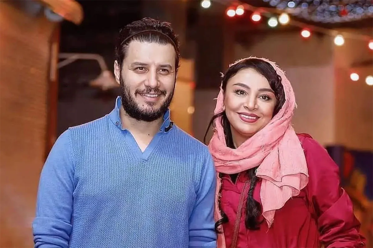 مه لقا باقری و همسرش